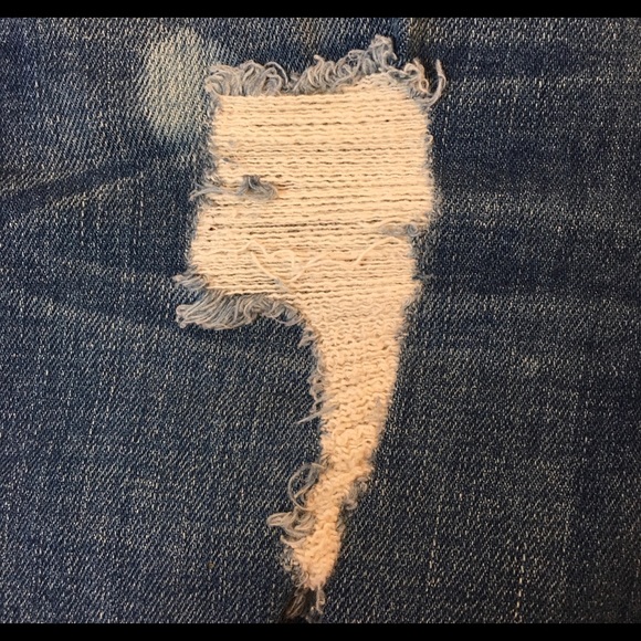 Frame Denim Jeans Le Skinny De Jeanne Size 26 Distressed Stretch Skinny - Picture 8 of 15